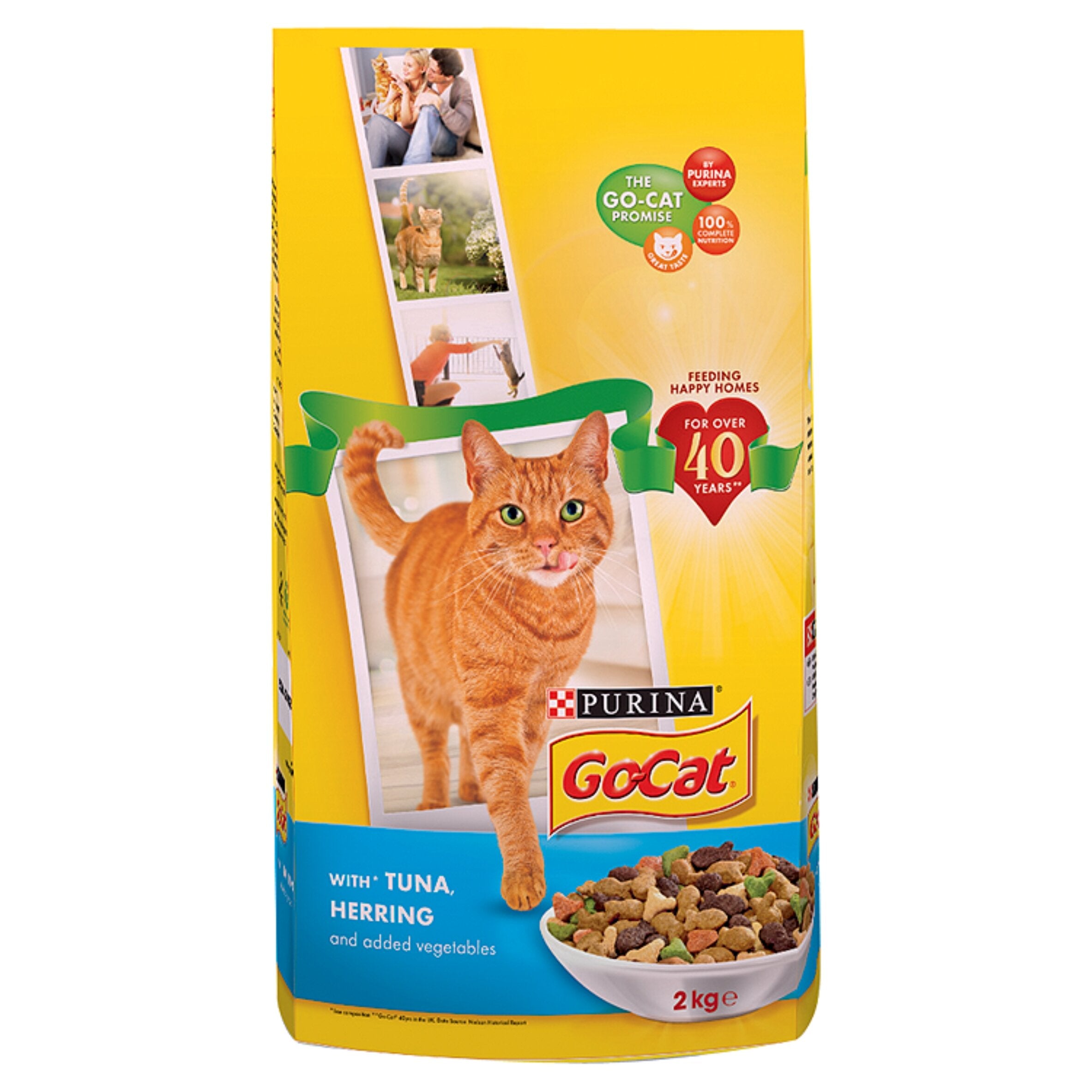 Purina Go Cat With Tuna Herring Added Vegetable 2Kg