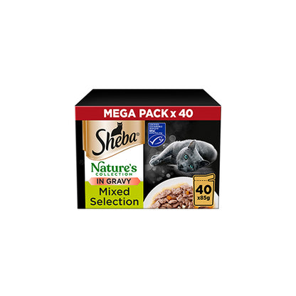 Sheba Natures Collection Mixed Selection in Gravy 40 x 85g