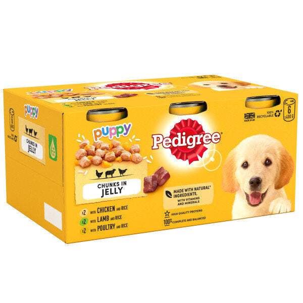 Pedigree Puppy Mixed in Jelly 6x400g