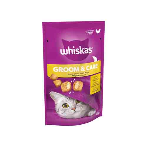 Whiskas Groom and Care With Chicken 8 x 45 g