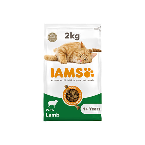 Iams Adult Cat with Lamb 1+ Years 2kg