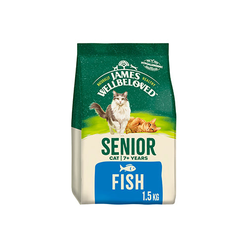 James Wellbeloved Senior Cat 7+ Years Fish 1.5kg