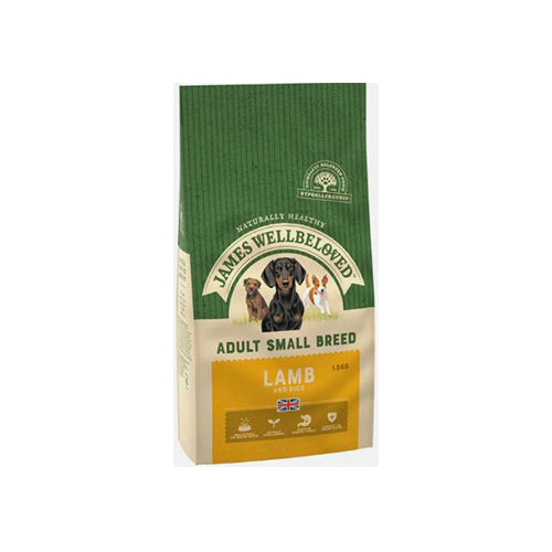 James Wellbeloved Adult Dog Small Breed Lamb & Rice 1.5kg