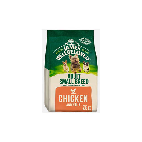 James Wellbeloved Adult Dog Small Breed Chicken & Rice 7.5kg