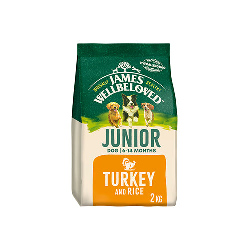 James Wellbeloved Junior Dog Turkey & Rice 2kg