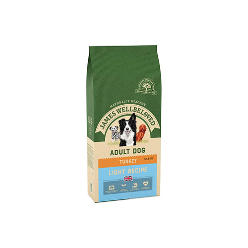 James Wellbeloved Light Adult Dog Turkey & Rice 12.5kg