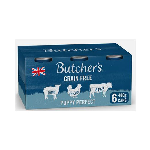 Butchers Puppy Perfect Dog Food Cans 6x400g