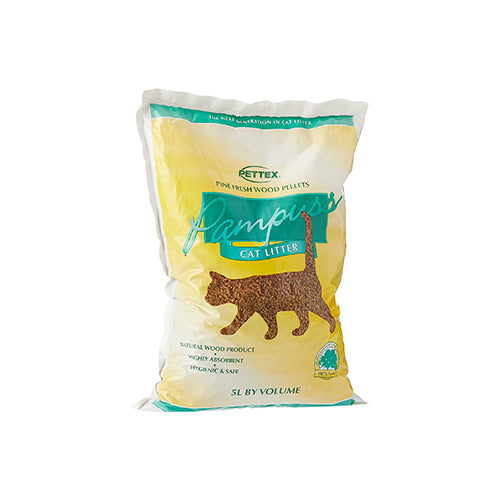 Pettex Pampuss Wood Cat Litter 6 x 5L