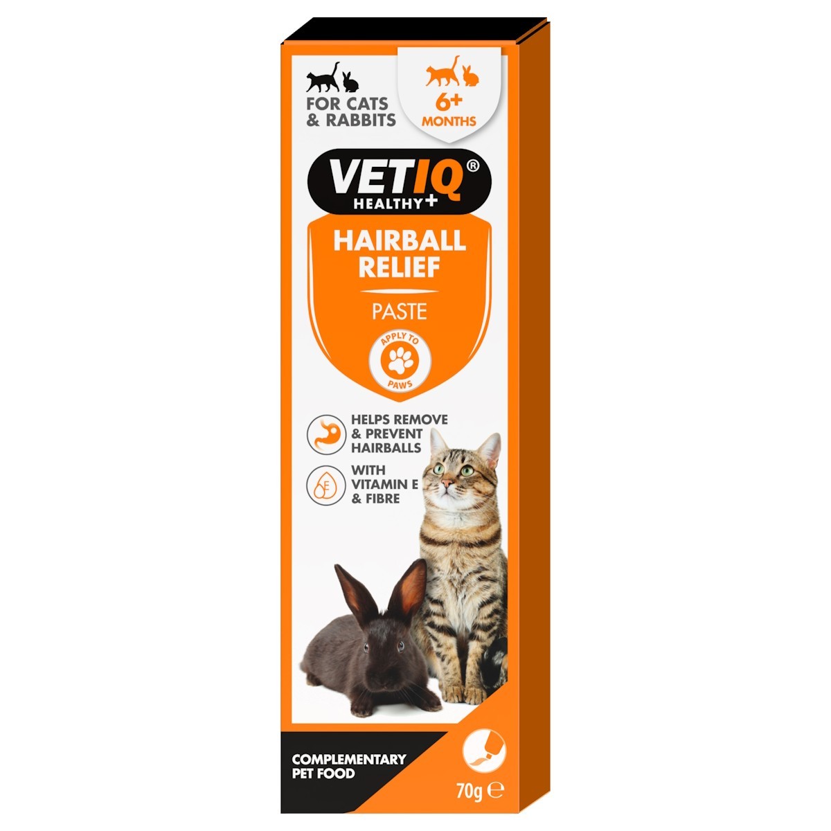 Vetiq Hairball Relief Paste For Cats &amp; Rabbits 70g