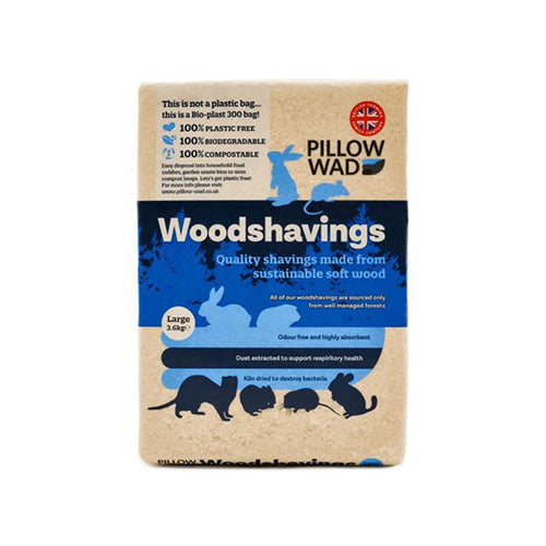 Pillow Wad Wood Shavings Bio 3.6kg