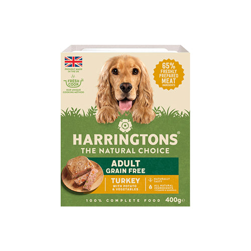 Harringtons Adult Dog Grain Free Turkey 8 x 400g