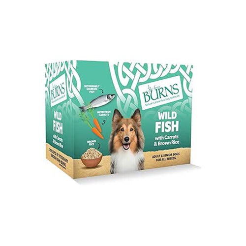 Burns Wild Fish with Carrots & Brown Rice 6 x 395g