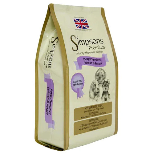 Simpsons Puppy Sensitive Salmon &amp; Potato 12kg