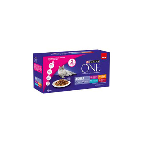 Purina One Adult Mini Fillets in Gravy 40 x 85g