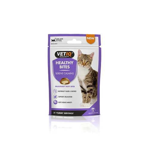 VETIQ Healthy Bites Serene Calming Cat Treats 8 x 65g