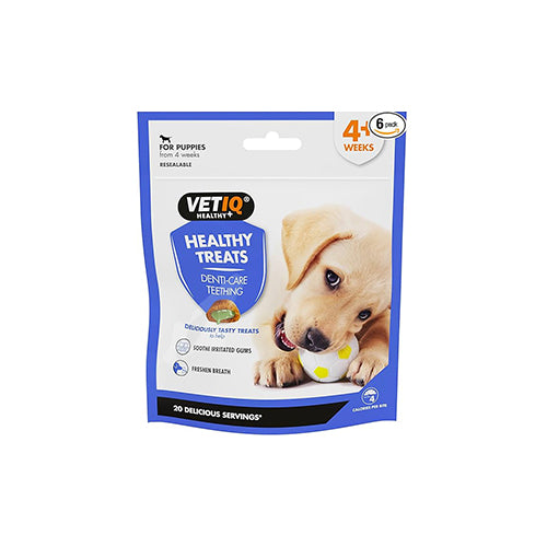 VETIQ Healthy Treats Denti-Care Teething For Puppies 6 x 50g