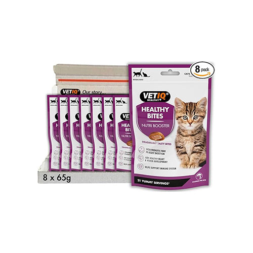 VETIQ Healthy Bites Nutri Booster Kitten Treats 8x65g