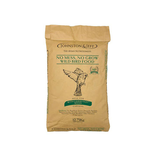 Johnston &amp; Jeff No Mess, No Grow Wild Bird Food 12.75kg