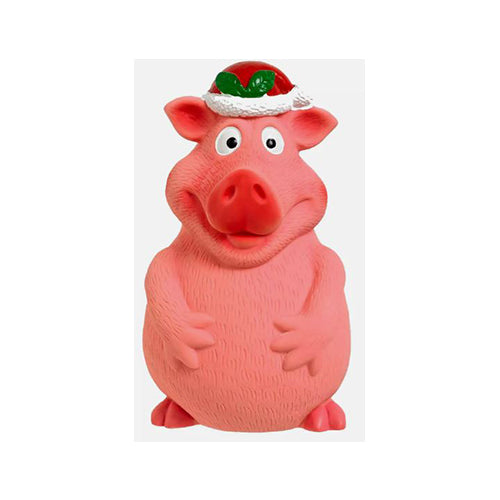 Good Boy Christmas Smiley Pig Toy