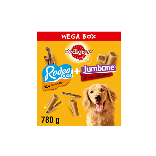 Pedigree Rodeo Duos  &amp; Jumbone Mega Pack 780g