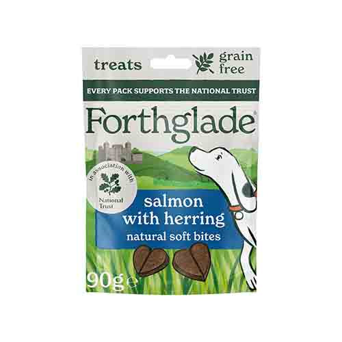 Forthglade Grain Free Soft Bites With Salmon & Herring 8 x 90g