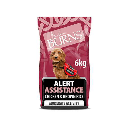 Burns Alert Assistance Chicken &amp; Brown Rice 6kg Dry Dog Food