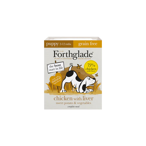 Forthglade Puppy Grain Free With Chicken, Liver &amp; Vegetables 18 x 395g