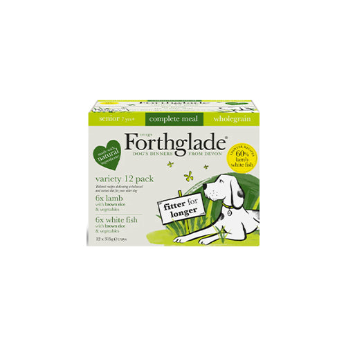 Forthglade Senior with Lamb &amp; White Fish Variety Pack 12x395g