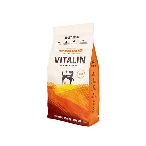 Vitalin Adult Dog Farmhouse Chicken 12kg Dry Dog Food