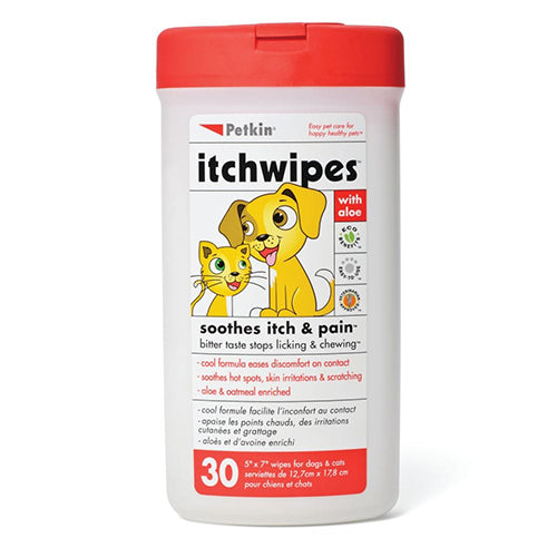 Petkin Anti Itch Wipes – Pack of 30