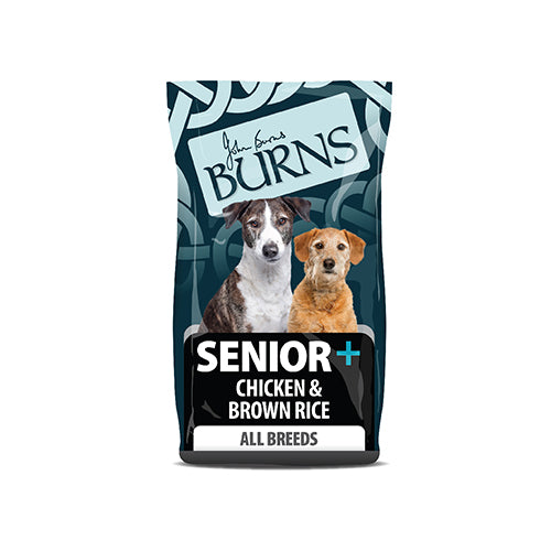 Burns Senior+ Chicken &amp; Brown Rice 12kg Dry Dog Food