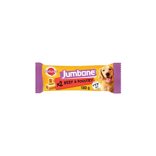 Pedigree Jumbone Medium with Beef & Poultry 2 Sticks 12 x 180g