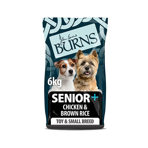 Burns Senior+ Toy &amp; Small Breed Chicken &amp; Rice 6kg Dry Dog Food