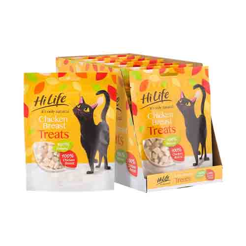 HiLife Its Only Natural Chicken Breast Treats 8 x 30g