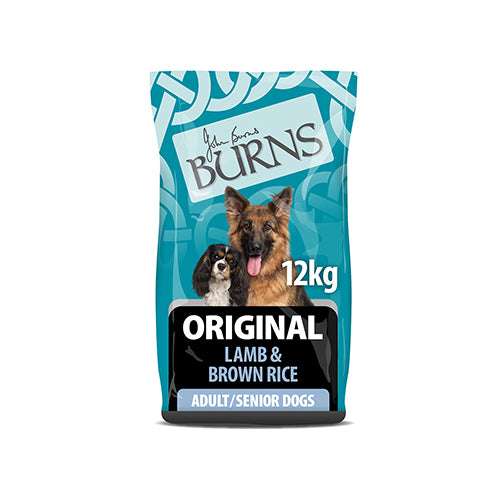 Burns Adult/Senior Original Lamb &amp; Brown Rice 12kg Dry Dog Food