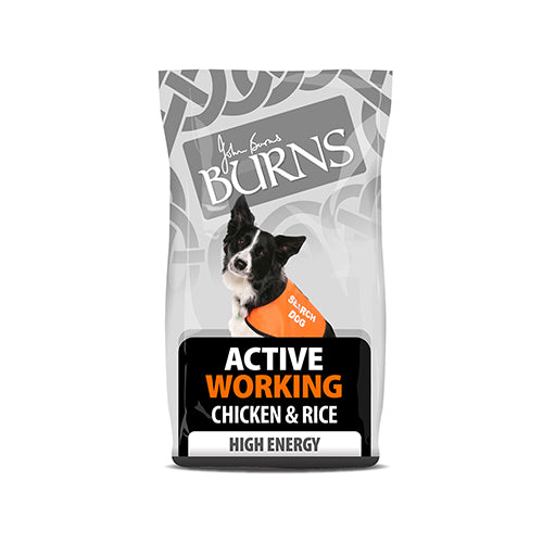 Burns Active Working Chicken &amp; Rice 12kg Dry Dog Food