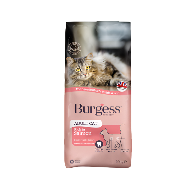 Burgess Adult Cat Rich In Salmon 10kg