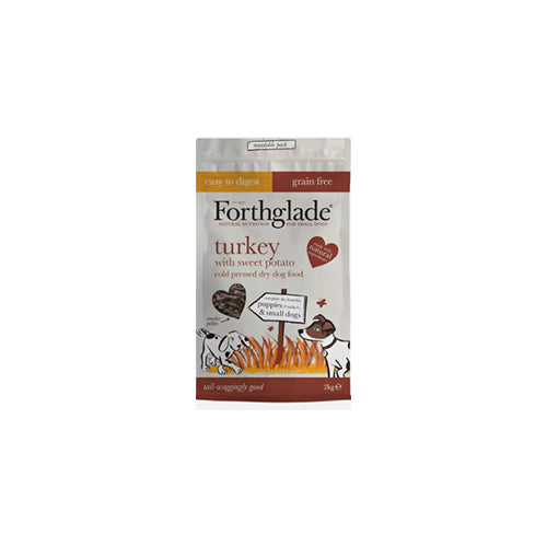 Forthglade Small Dog Grain Free Turkey Dry Cold Pressed 2kg