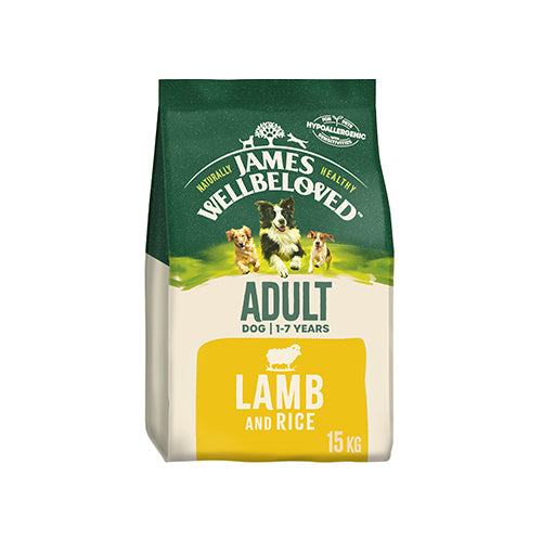 James Wellbeloved Adult Dog With Lamb &amp; Rice 15Kg Dry Dog Food