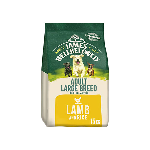 James Wellbeloved Adult Large Breed Lamb &amp; Rice 15kg Dry Dog Food