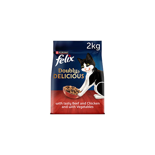 Felix Doubly Delicious With Beef, Chicken &amp; Vegetables 2kg