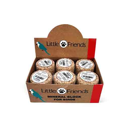 Little Friends Bird Mineral Blocks 12 x 54g