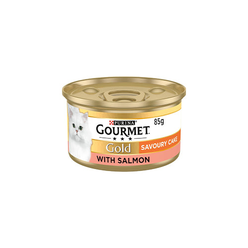 Gourmet Gold Savoury Cake With Salmon 12 x 85g