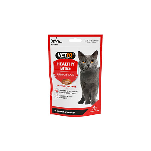 Vetiq Healthy Urinary Cat Treats - Bites Urinary Care 8 x 65g Cat Treat