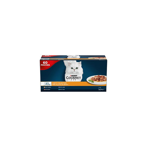 Purina Gourmet Perle Chefs Collection Mini Fillets in Gravy 60 x 85g