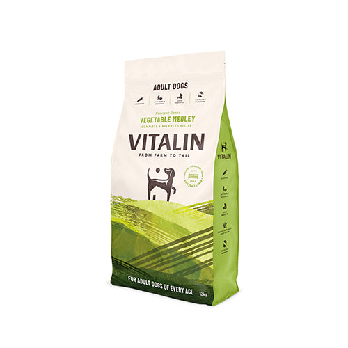 Vitalin Adult Dog Vegetable Medley 12kg Dry Dog Food