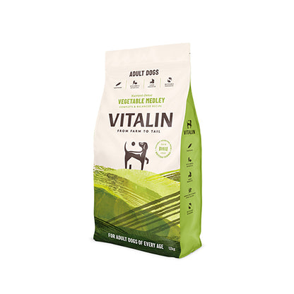 Vitalin Adult Dog Vegetable Medley 12kg Dry Dog Food