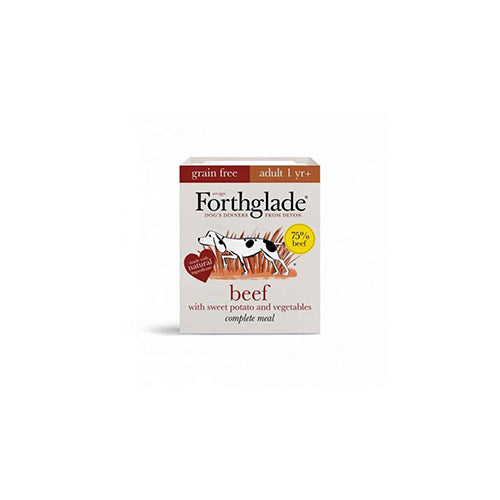 Forthglade Adult Grain Free with Beef, Sweet Potato &amp; Vegetables 18 x 395g