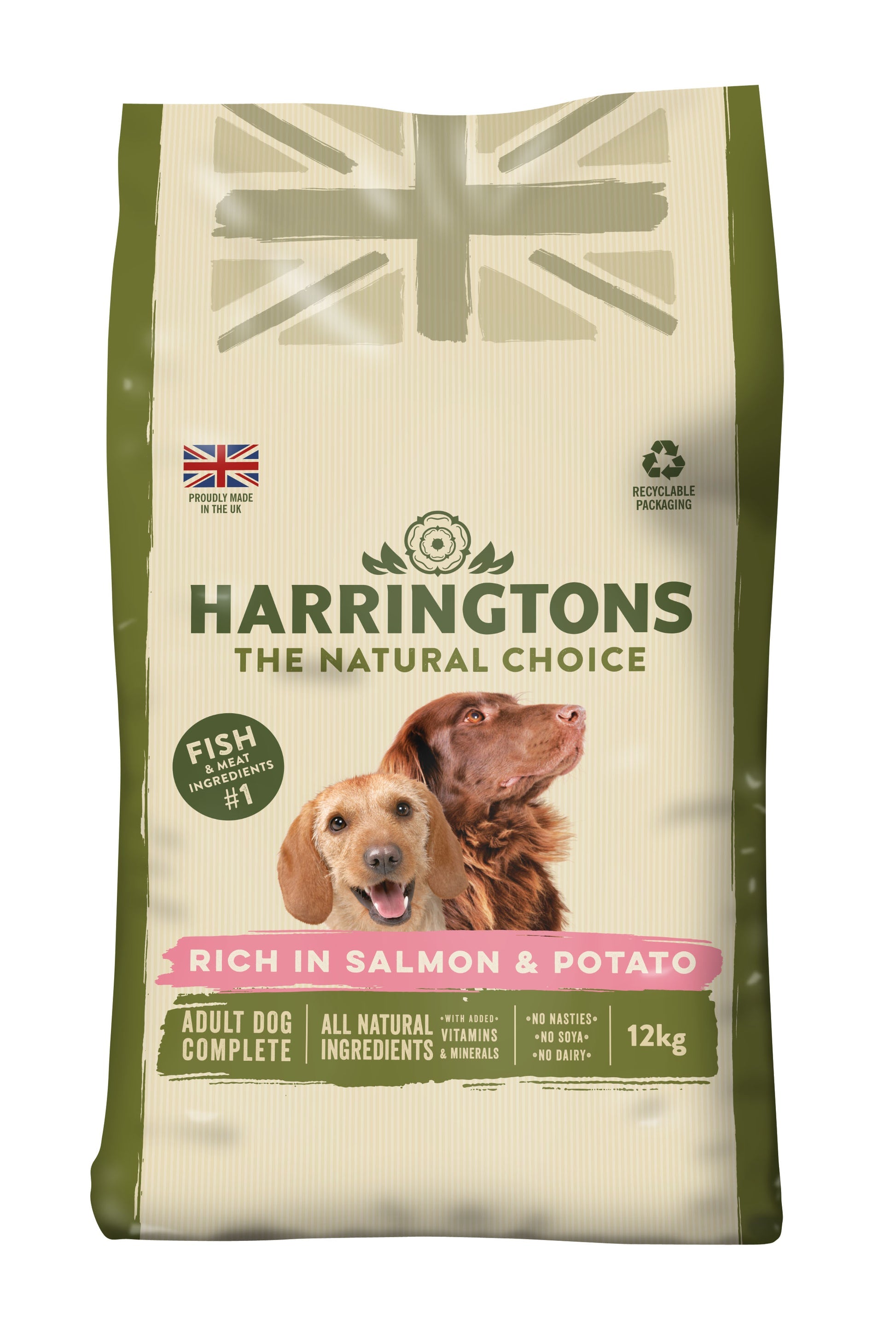 Harringtons Adult Dog Rich In Salmon & Potato 12kg