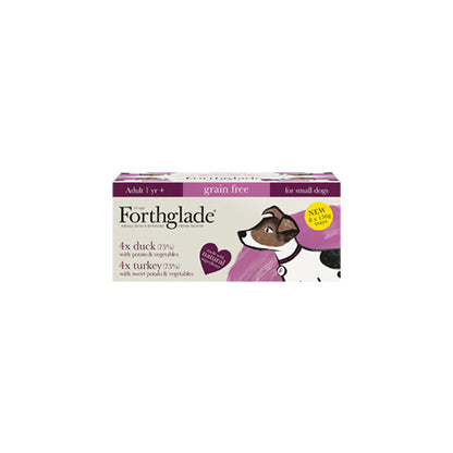 Forthglade Small Dog Grain Free Duck &amp; Turkey Variety